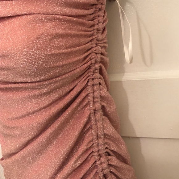 Shein Icon size 4 /small pinkish peach lined party dress new with tags - Picture 2 of 9